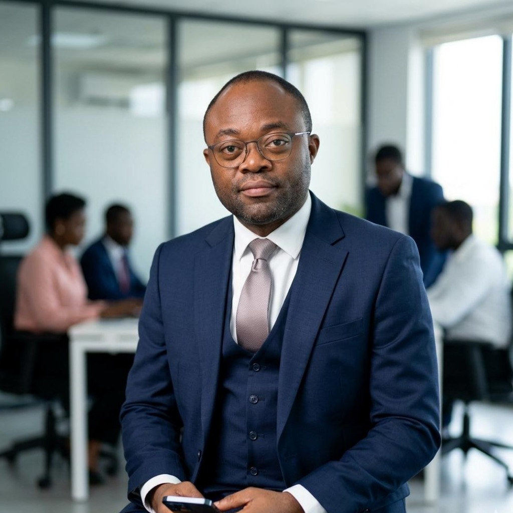 Portrait of Ing. Courage Ahorbo